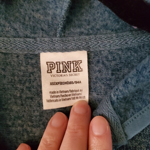 Victoria Secret ZIP UP PULL TIE SWEATSHIRT - Picture 4 of 4